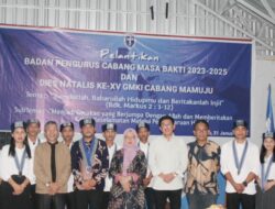 Pelantikan badan pengurus cabang GMKI Mamuju periode 2023-2025 adalah sebuah anugerah besar dari Tuhan