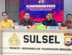 Polda Sulsel Gelar Press Release Penanganan Kasus  Penggelapan dalam Jabatan Di UMI