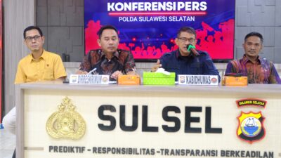 Polda Sulsel Gelar Press Release Penanganan Kasus  Penggelapan dalam Jabatan Di UMI