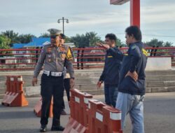 Ciptakan Ramadhan Yang Aman dan Damai Satlantas Polres Lutim Lakukan Penertiban Knalpot Brong