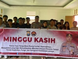 Gelar Minggu Kasih, Polres Tator Berikan Edukasi untuk Generasi Penerus Bangsa
