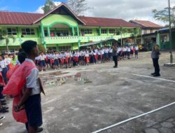 POLRES TATOR TANAMKAN NILAI KEBANGSAAN ANAK SEJAK DINI