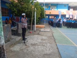 Jelang Operasi Patuh 2024, Sat Lantas Polres Parepare Sosialisasikan Tertib Berlalu Lintas Di SMU 2 dan SMU 4