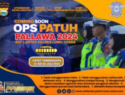 Coming Soon: Operasi Patuh Pallawa 2024 Segera Digelar oleh Satlantas Polres Luwu Utara