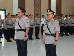 Kapolres Tator Hadiri Sertijab Dan Pisah sambut Wakapolda Sulsel