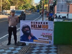 Maksimalkan Himbauan Tertib Berlalu Lintas, Sat Lantas Polres Parepare Sebar Papan Bicara Disejumlah Ruas Jalan