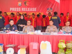 Polda Sulsel Tangkap 847 Orang selama Operasi Pekat Lipu 2024