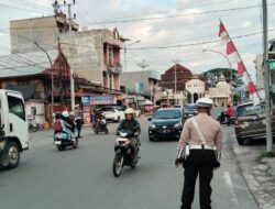 Polres Luwu Utara Perkuat Pengawasan Lalu Lintas di Jam Sibuk, Cegah Kemacetan dan Kecelakaan