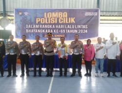 Lomba Polisi Cilik Zona Empat Meriahkan Hari Lalu Lintas Bhayangkara ke-69 di Luwu Utara