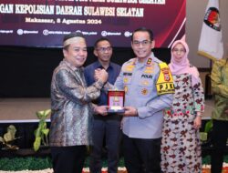 Penandatanganan Perjanjian Kerjasama Antara Komisi Pemilihan Umum Provinsi Sulsel Dengan Kepolisian Daerah Sulsel