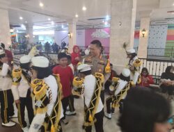 Pocil Polres Tator Tampil Penuh Semangat Lomba Di Makassar