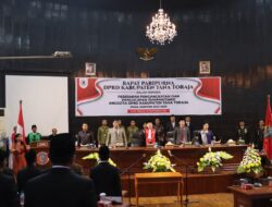 Rapat Paripurna Pengangkatan Anggota DPRD Tator Berjalan Aman Dan Lancar, Kapolres Ucapkan Selamat