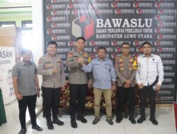 Jalin Silaturahmi, Wakapolres Luwu Utara di Hari Pertama Menjabat Kunjungi Bawaslu, KPU, dan Kesbangpol