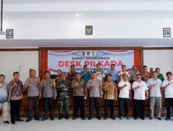 Rakor Desk Pilkada, Kapolres Tator Paparkan Kesiapan Pengamanan