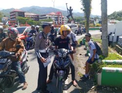 Ops Zebra 2024, Hari Pertama Polres Tana Toraja Gencarkan Edukasi Keselamatan