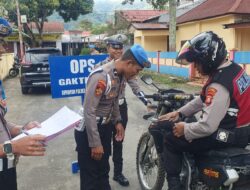 Operasi Zebra 2024, Propam Polres Tana Toraja Lakukan Pemeriksaan Internal