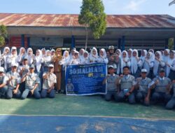Police Go To School, Sat Lantas Polres Parepare Sosialisasikan Keselamatan Berlalu Lintas di SMA Negeri 2 Parepare
