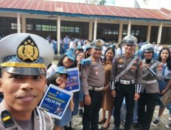 Tertib Berlalu Lintas, Polres Tator Kunjungi Siswa Sekolah Menengah Atas