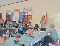 Tanamkan Wawasan Kebangsaan, Polres Tator Beri Materi di SMP Kristen Makale