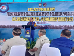 Silaturahmi Ditpolairud Polda Sulsel Bersama Purnawirawan Polairud dalam Rangka HUT ke-74 Polairud