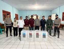 Penghitungan Suara Di TPS Selesai, Polres Tator Dibantu Kodim 1414/Tator Kawal Dan Pam Menuju PPK