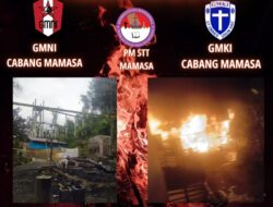 Satu Rumah Hangus Terbakar, Aliansi Mahasiswa Mamasa Galang dana untuk Membantu Korban.