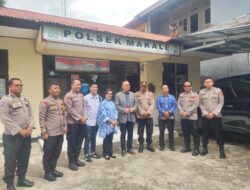 Polsek Makale, Polres Tator Terima Kunjungan Anggota Komisi I DPR RI