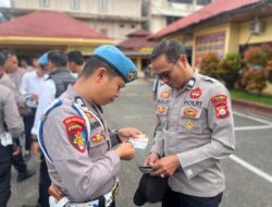 Gelar Gaktibplin, Polres Tator Cek Sikap Tampang Dan Perlengkapan Personil