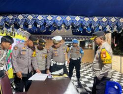 Kapolres Luwu Utara Tinjau Kesiapan Pengamanan Natal dan Tahun Baru 2025