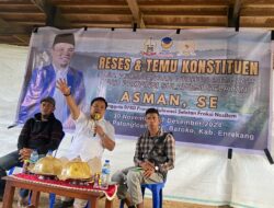 Anggota DPRD Provinsi Sulsel Fraksi Partai Nasdem, Asman, S.E Gelar Reses Perdana Masa Sidang I Tahun 2024 Serap Aspirasi Masyarakat