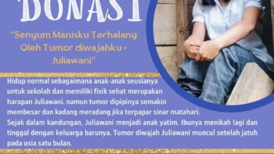 Gereja Toraja Jemaat Pali Galang Donasi untuk Pengobatan Juliawani, Anak Yatim dengan Tumor di Wajah