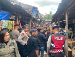 Polres Tana Toraja Kawal Ketat Pembongkaran Blok Pasar Sentral Makale