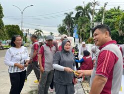 Semarak Hari Bhayangkara ke-79, Polres Luwu Utara Kembali Gelar Olahraga Bersama dan Bakti Kesehatan