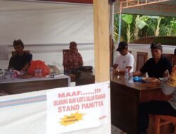 Bhabinkamtibmas Mappedeceng Laksanakan KRYD, Pantau Persiapan Ngaben Massal di Desa Mekar Jaya Tondok