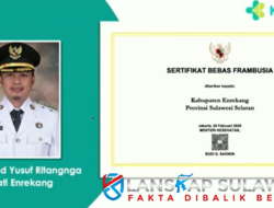 Enrekang Masuk Daftar Daerah Bebas Frambusia di Sulsel