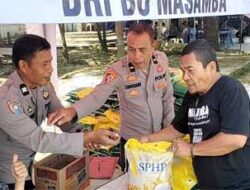 Dukung Program Pemerintah Jaga Stabilitas Harga, Polres Luwu Utara Salurkan 25,5 Ton Beras Melalui Gerakan Pangan Murah Serentak