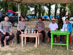 Polsek Mappedeceng Amankan Latber Balap Motor MX Trail, Meriahkan HUT RI ke-80 di Sirkuit Ledano