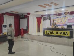 Polres Luwu Utara Gelar Latpra Ops Sikat Lipu 2025, Tekan Angka Kriminalitas di Wilayah Hukum