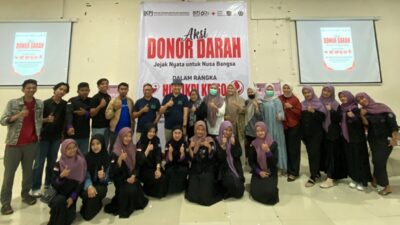 PRODI D-III PERPAJAKAN FEB UNISMUH MAKASSAR IKUTI AKSI DONOR DARAH NASIONAL IKPI, RAIH REKOR MURI