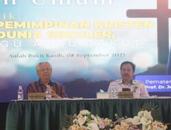 Prof. Dr. Jonathan Parapak, M.Eng.,Tekankan Kepemimpinan Kristen di Dunia Sekuler dalam Kuliah Umum di IAKN Toraja
