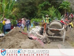 Minim Perhatian Pemerintah, Warga Swadaya Cor Jalan Kalinbubu