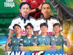 PBSI Tana Toraja Lolos ke PORPROV 2026 di Kategori Perorangan Ganda Putra