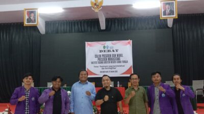 Debat Calon Presiden Mahasiswa IAKN Toraja 2025, Wakil Rektor: Demokrasi Kampus Mati Bila Mahasiswa Diam!