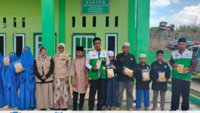 BAZNAS ENREKANG SALURKAN 50 POUCH DAGING DAM HAJI 2025 KEPADA PANTI ASUHAN ASHABUL KAHFI HIDAYATULLAH