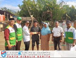 BAZNAS Enrekang Salurkan Rp15 Juta untuk Perbaikan Rumah Tak Layak Huni di Anggeraja