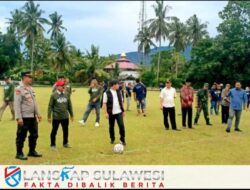 Wakil Ketua DPRD Pinrang Sakka Irfandi Resmi Buka Rajang Cup I 2025 Lewat Tendangan Perdana
