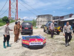 ANTISIPASI BANJIR, POLSEK BAEBUNTA SALURKAN PERAHU RAKIT UNTUK WARGA DESA BERINGIN JAYA