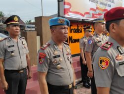 AKBP Nugraha Pamungkas Pimpin Upacara Kenaikan Pangkat 50 Personel Polres Luwu Utara dan 21 Brimob