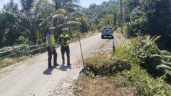 Keselamatan Pengendara Jadi Prioritas, Satlantas Polres Luwu Utara Pasang Garis Polisi