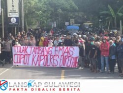 Aliansi Masyarakat Lingkar Tambang Geruduk Polres Enrekang, Desak Kapolda Copot Kapolres dan Cabut Izin Tambang